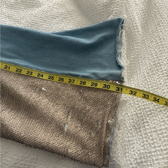 Pilcro by Anthropologie High Waisted Sequin Skater Jean - Picture 12 of 13